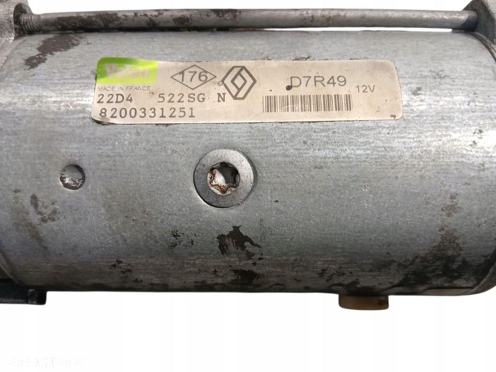 rozrusznik renault scenic ii 1.9 dci 8200331251 d7r49 - 3