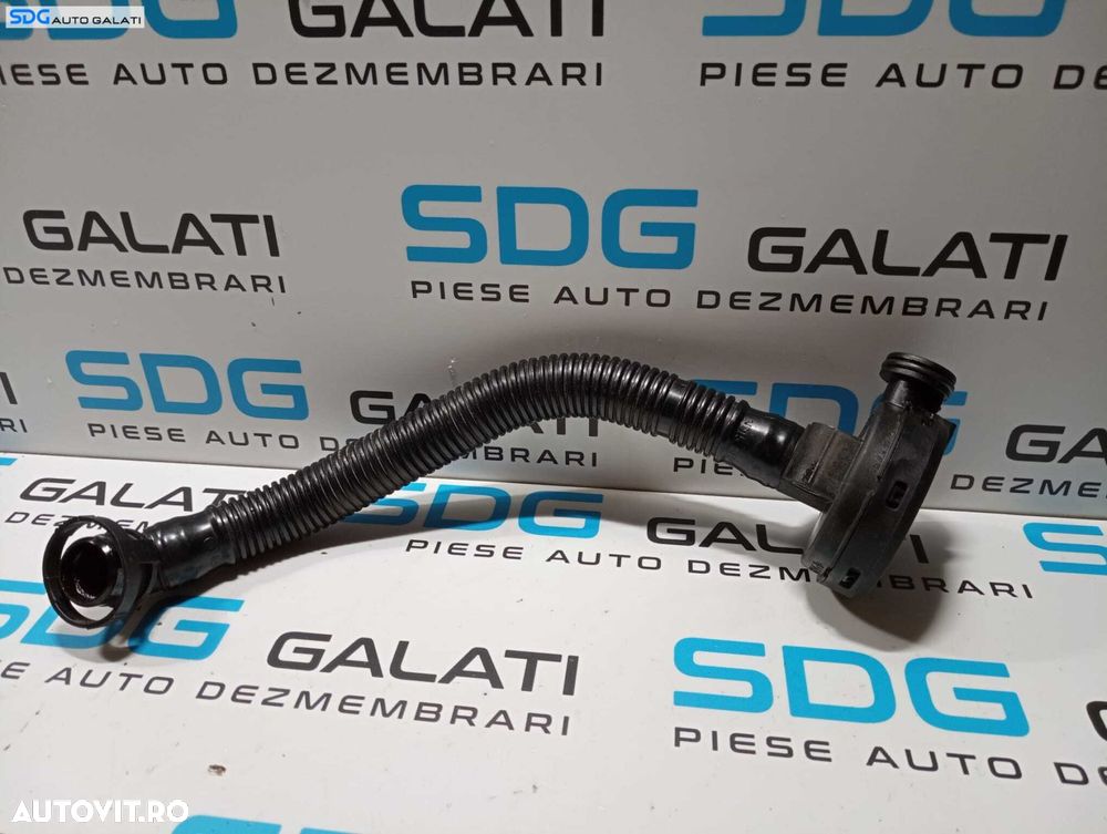 Furtun Conducta Racord Carter Epurator Gaze Aer Skoda Fabia 2 1.2 B 2007 - 2014 Cod 03E103201C, 03E103765C [2826] - 1