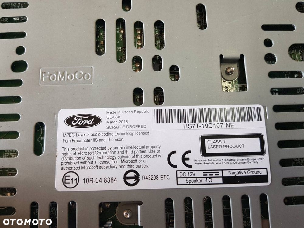 FORD MONDEO MK5 14-18r RADIO NAWIGACJA HS7T-19C107-NE - 3