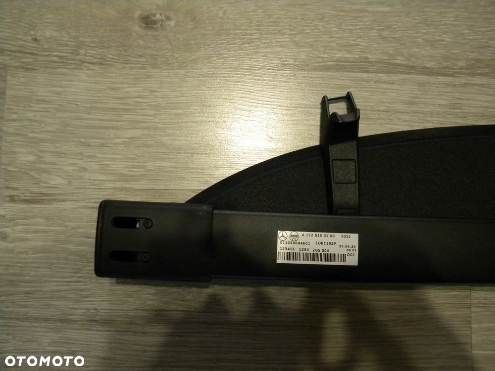 NOWA ROLETA BAGAŻNIKA MERCEDES AMG GT A192 C192 23-24 CZARNA FV ORYGINAL - 7