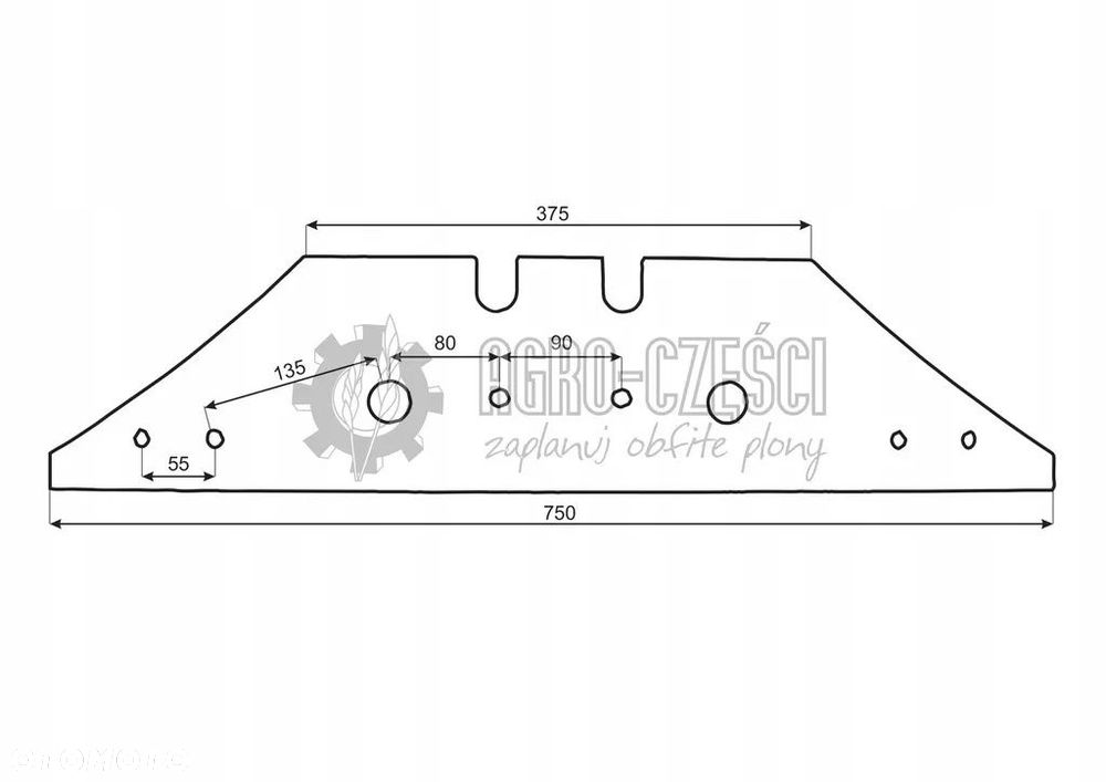 KVERNELAND PŁOZA DŁUGA 073609 iQ PARTS - 2