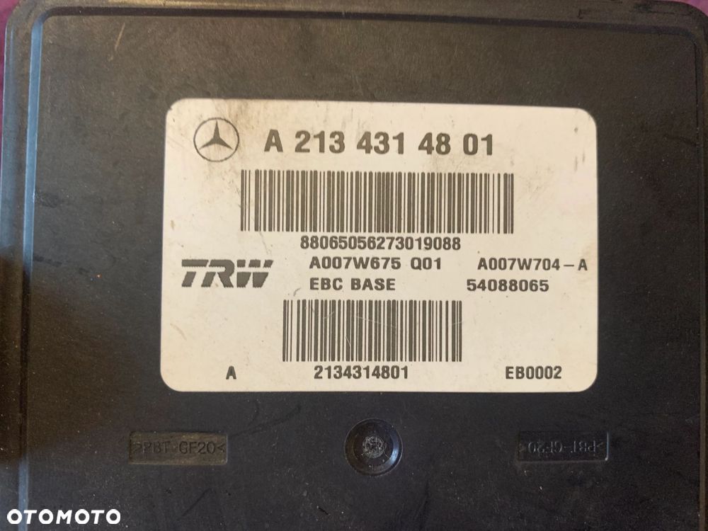 POMPA HAMULCOWA STEROWNIK ABS MERCEDES E-KLASA W213 A2134314801 - 7