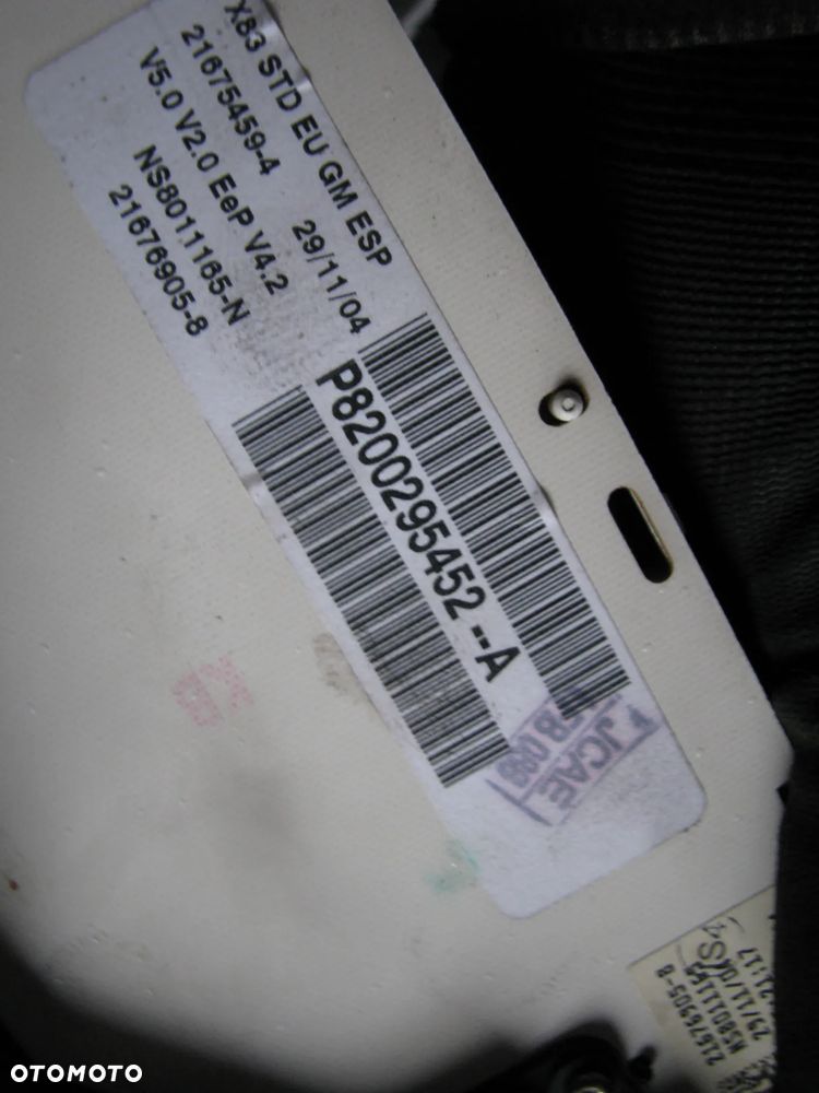 OPEL VIVARO A 1.9 DI ZESTAW STARTOWY STEROWNIK SILNIKA p8200156015 - 5