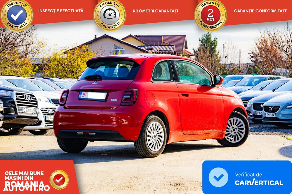Fiat 500E 23,8kWh C Red - 4