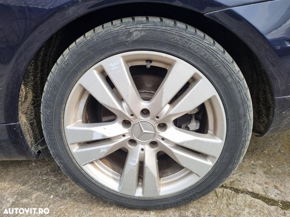 jante r17 mercedes e class w207, w212 cu cauciucuri vara in stare buna - 2