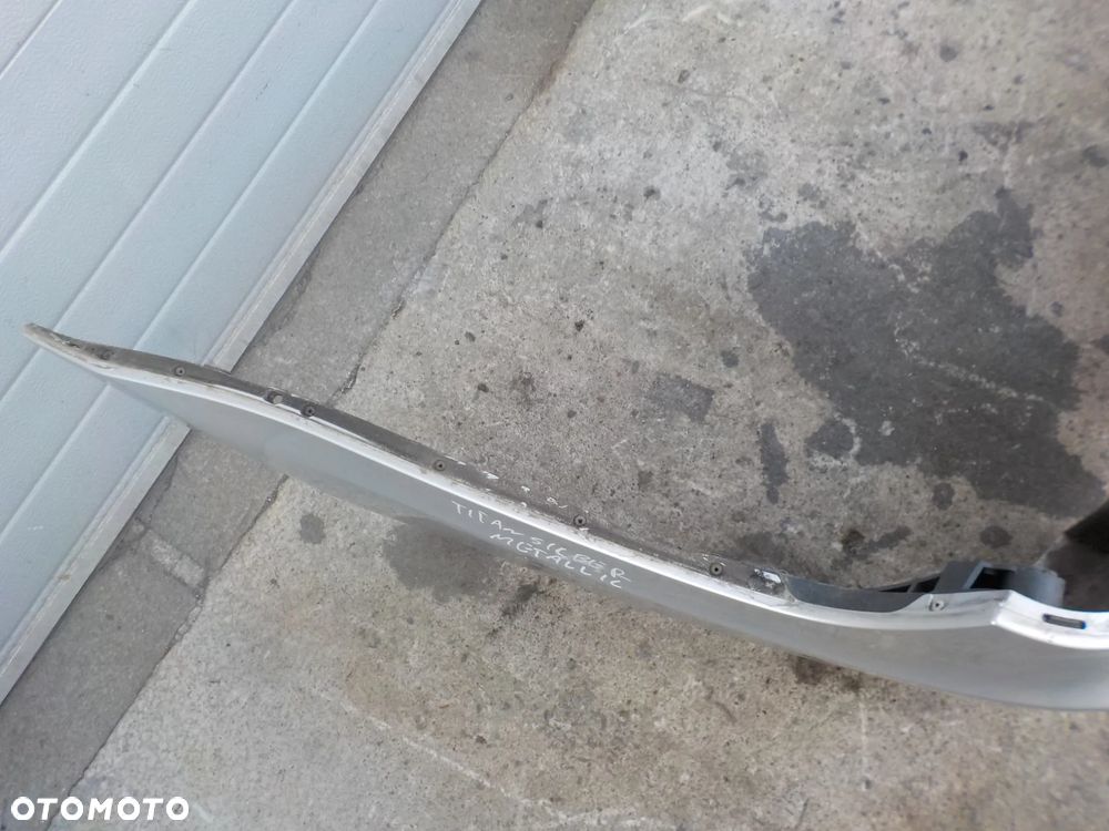 BMW E60 SEDAN ZDERZAK TYŁ TYLNI TITANSIBER METALIC - 5