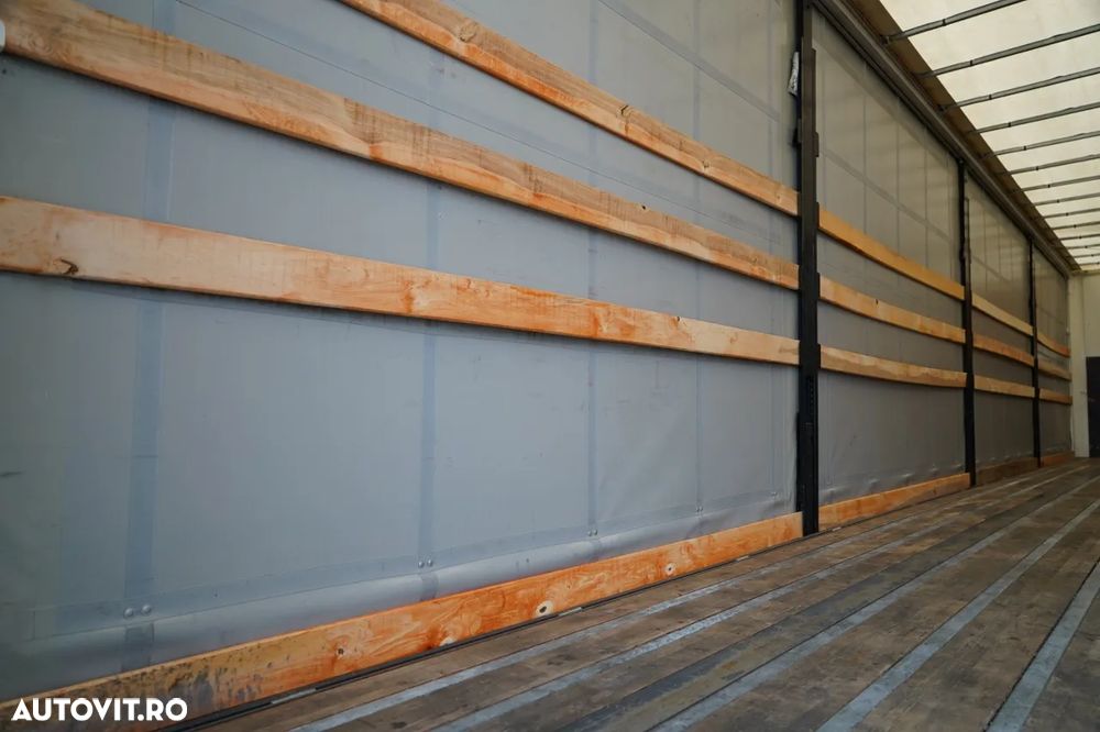 LeciTrailer CORTINĂ / STANDARD / PODEA PUTERNICĂ / AXĂ RIDICATĂ / ANVELOPE 100% / AXE - 18