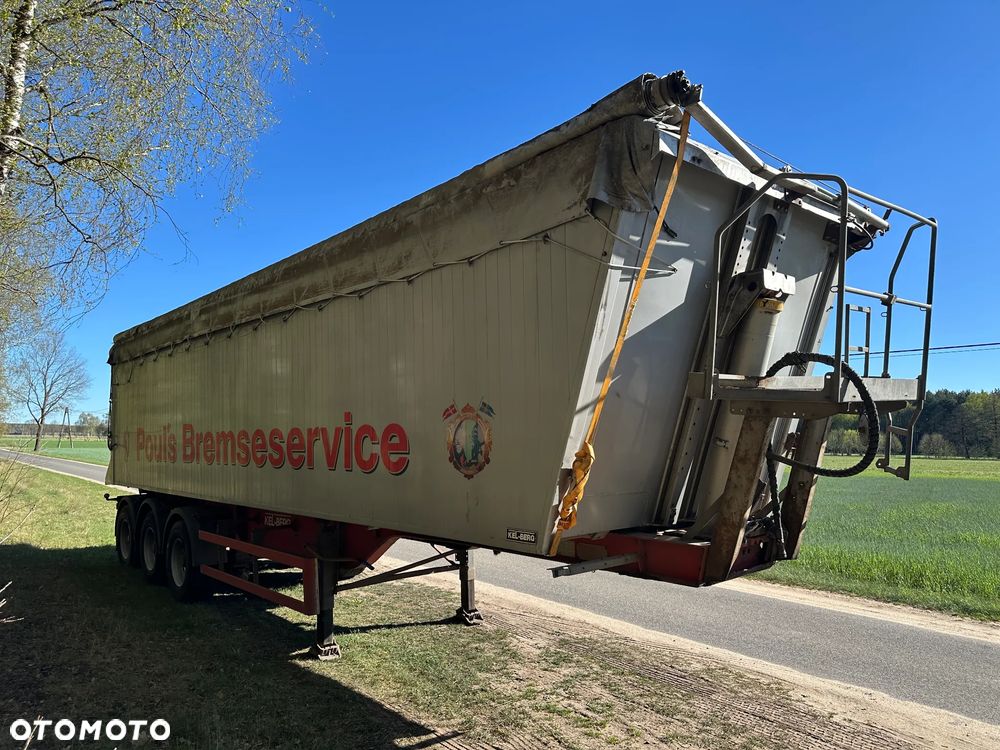 Kel-Berg NACZEPA WYWROTKA 60m3 EL PLANDEKA NA PILOTA SUPER STAN - 3