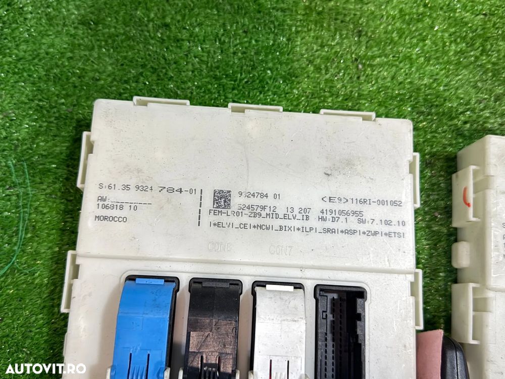 PANOU SIGURANTE DE CONTROL (3 BUC.) BMW 320D F30 F31 F34 SERIA 3 2.0 DIESEL 2012 COD OEM 932478401 931423701 930354601 2011-2019 - 6