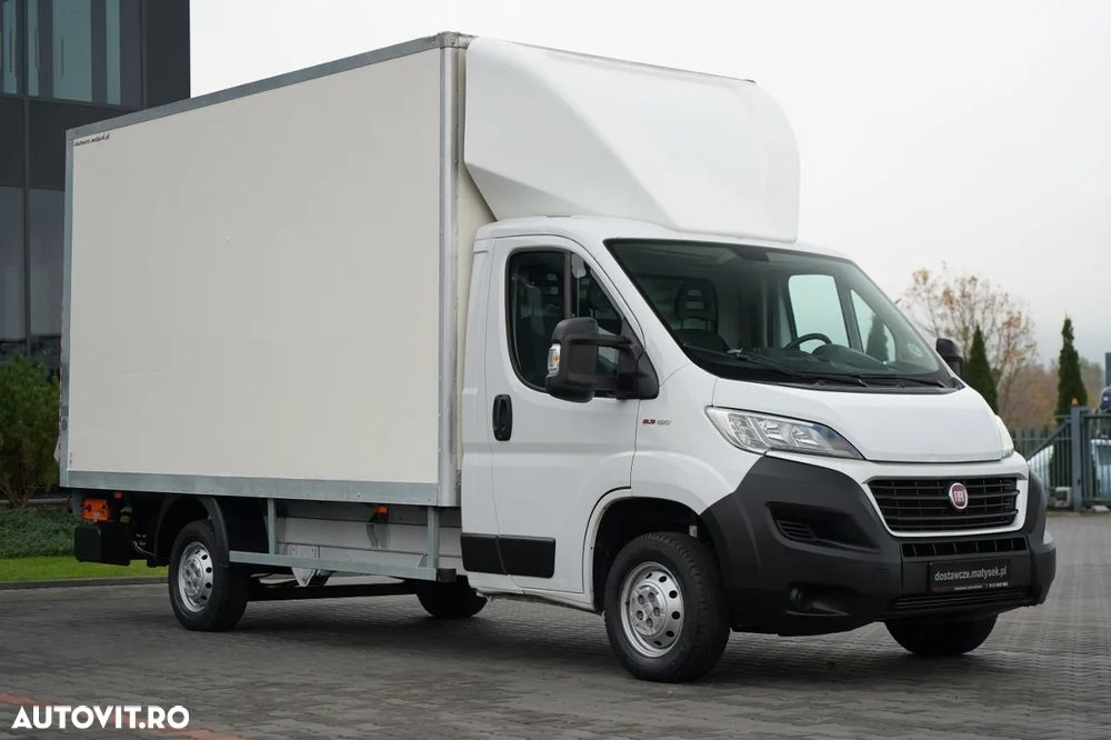 Fiat DUCATO 2.3 130 / CAROSERIE FURGON - 4,3 M / LIFT HIDRAULIC DHOLLANDIA - 750 KG / CUTIE DE VITEZE MANUALĂ / ROȚI SPATE DUBLE / IMPORTAT / - 4