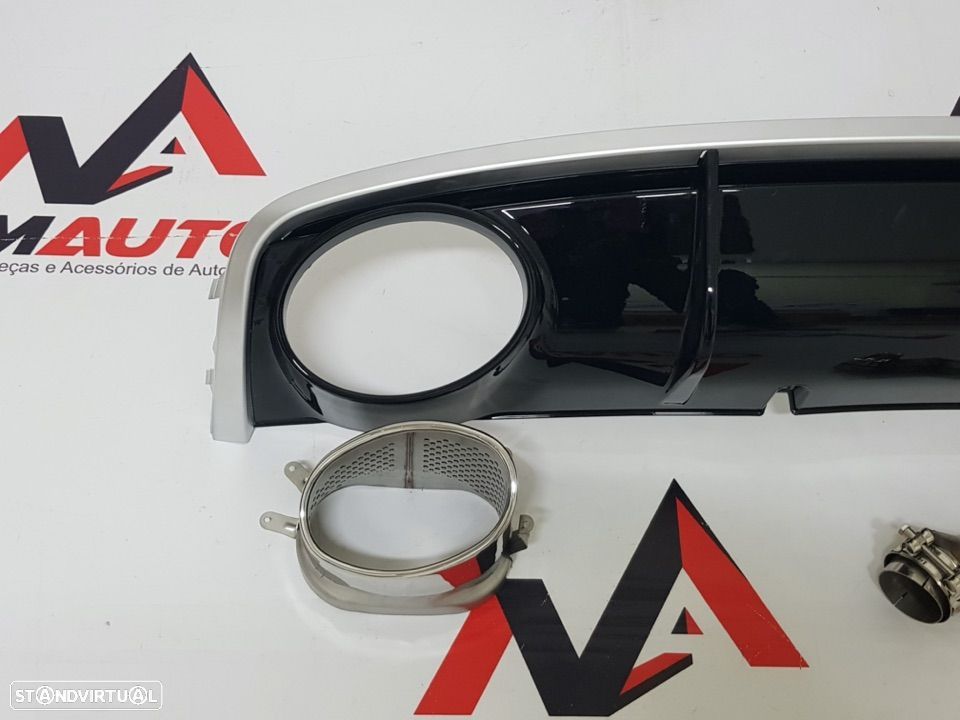 Difusor Traseiro AUDI A4 B8 Facelift (2012-2015) RS4 - 4