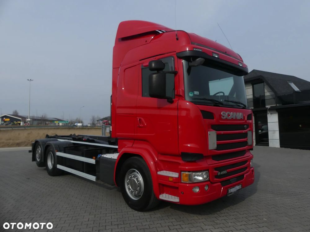Scania R 490 / 6x2 / HAKOWIEC / HIAB MULTILIFT / RETARDER / EURO 6 / - 11