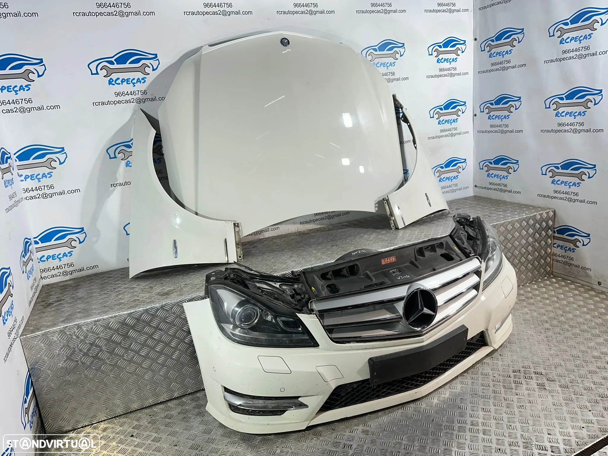.Frente Completa Xenon AMG Mercedes Benz W204 C220 Facelift Diesel 651.911 2006 - 2014 - 3