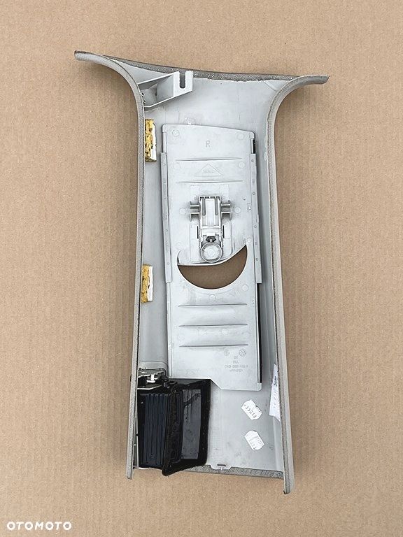 OSŁONA TAPICERKA POSZYCIE SŁUPKA B LEWA PRAWA MATERIAŁ VW T5 LIFT CARAVELLE TRANSPORTER 7H5867243 7H5867244 - 13