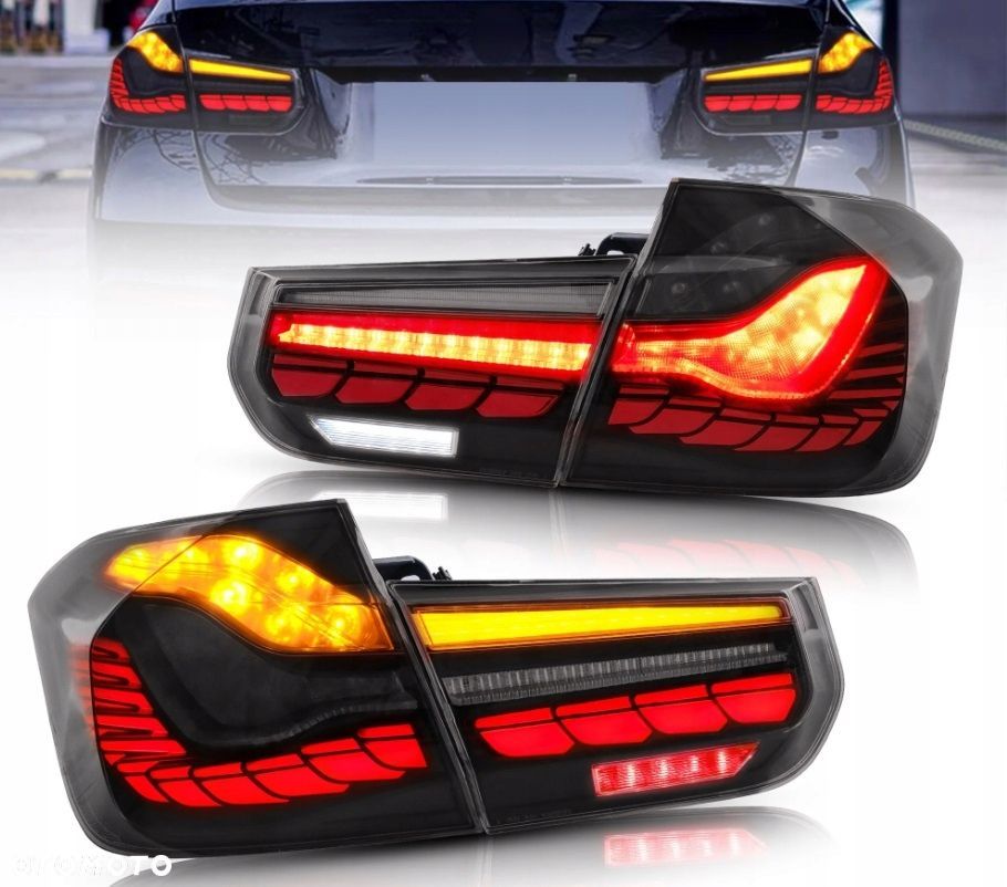 Lampa tyl na kpl Oled Led GTS-look Animacje Bmw 3 f30 2011-2018 Lift - 2