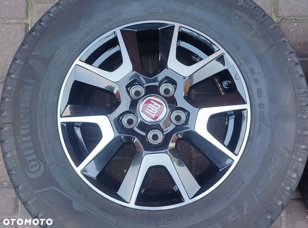 Koła Felgi Aluminiowe Oryg. Fiat Ducato Camper 16Cali 5x118 Continental 225/75/16CP 2023r Bdb !!! Starogard Gdański - Wysyłka 1374083080 - 2