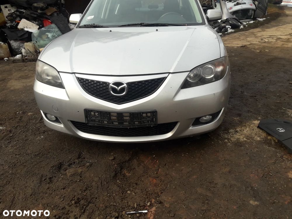 Mazda 3 BK 03-09  Sedan Maska szyba pas zamek belka zderzak pas atrapa 22 - 8