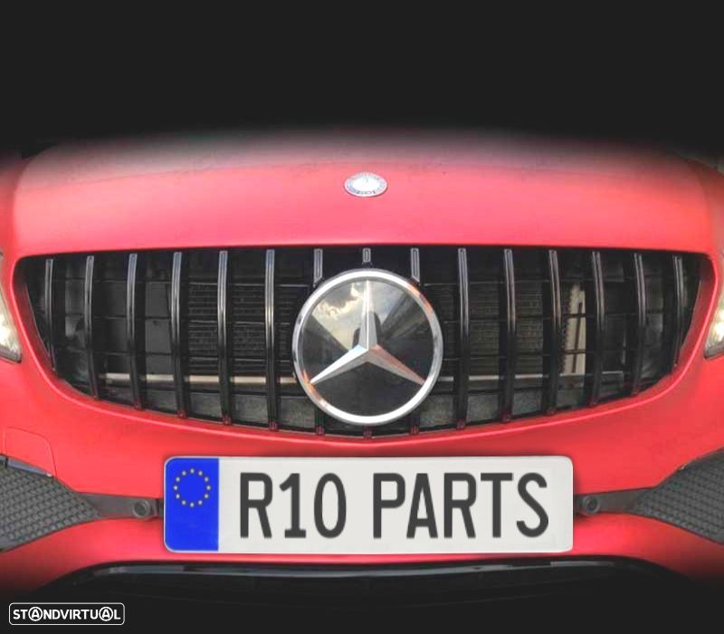GRELHA FRONTAL MERCEDES CLASE A W176 GT 16-18 PRETO BRILHANTE - 2