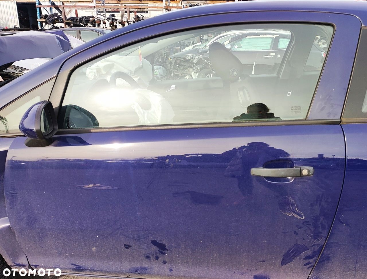 OPEL CORSA D 14r 3D DRZWI LEWY PRZÓD Z20Z - 1