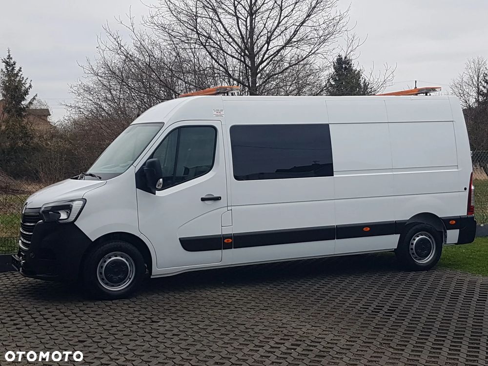 Renault MASTER 6-OSÓB L3H2 BRYGADÓWKA DŁUGI WYSOKI KLIMA KRAJOWY BLASZAK VAN FURGON - 2