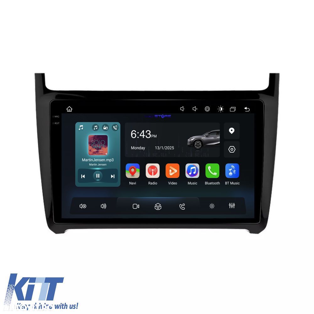 Navigatie Dedicata Volkswagen Polo (2009-2018),QuadCore, 9Inch, 4Gb Ra - 4