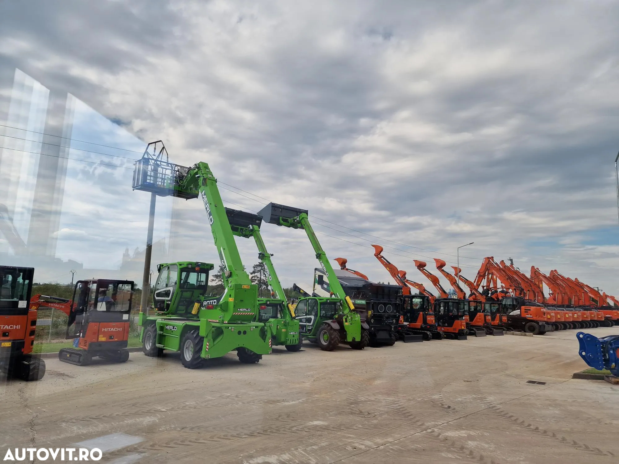Merlo ROTO 40.18, ROTATIV la 18, ridica 4t, Aer cond, nacela 3 pers, cupa, furci, TELESCOPIC 4 tronsoane, posibilitate leasing, garantie 2 ani-PROMOTIE 154900 EUR+Tva - 27