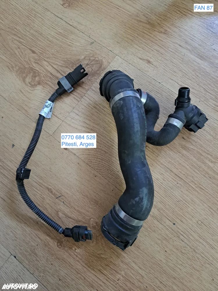 Furtun lichid racire pompa auxiliara apa Mufa cablaj pompa auxiliara apa Originale BMW F10+LCI F11+LCI F01 LCI F02 LCI - 1