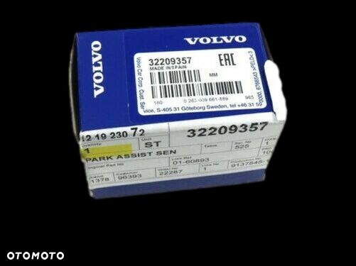 VOLVO S60 III V60 II czujnik parkowania przedni PDC 32209357 - 3