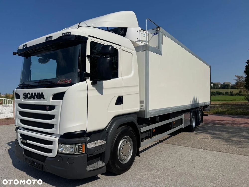 Scania Scania G 490 / CHŁODNIA + WINDA / 23 PALETY / EURO6 / OŚ SKRĘTNA / CARRIER 850 / ASO