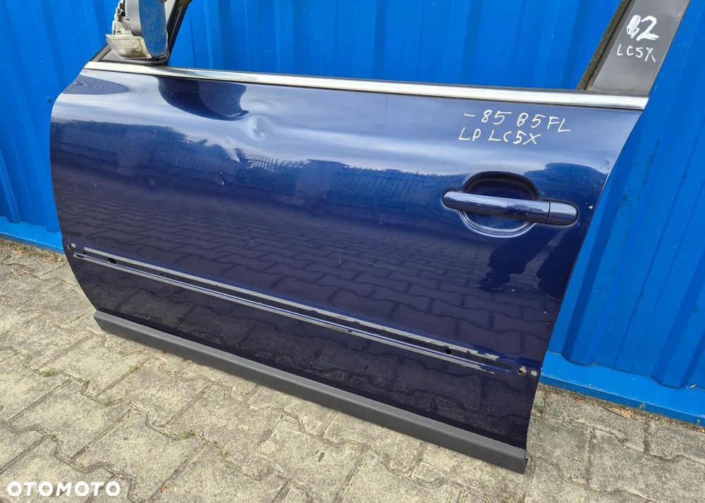 DRZWI PRZÓD LEWY LEWE VW PASSAT B5 FL NIEBIESKI - 3