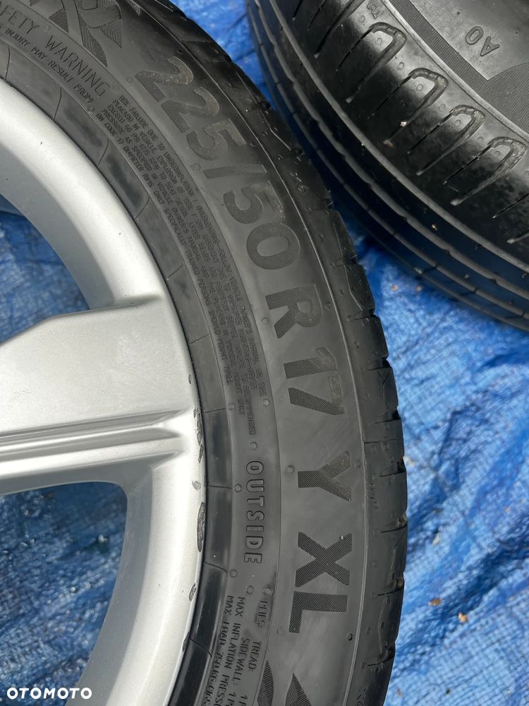 KOMPLET FELG FELGI  5X112 17 7,5J X17 ET 38 8W0601025 EH ALUFELGI 17 - 9