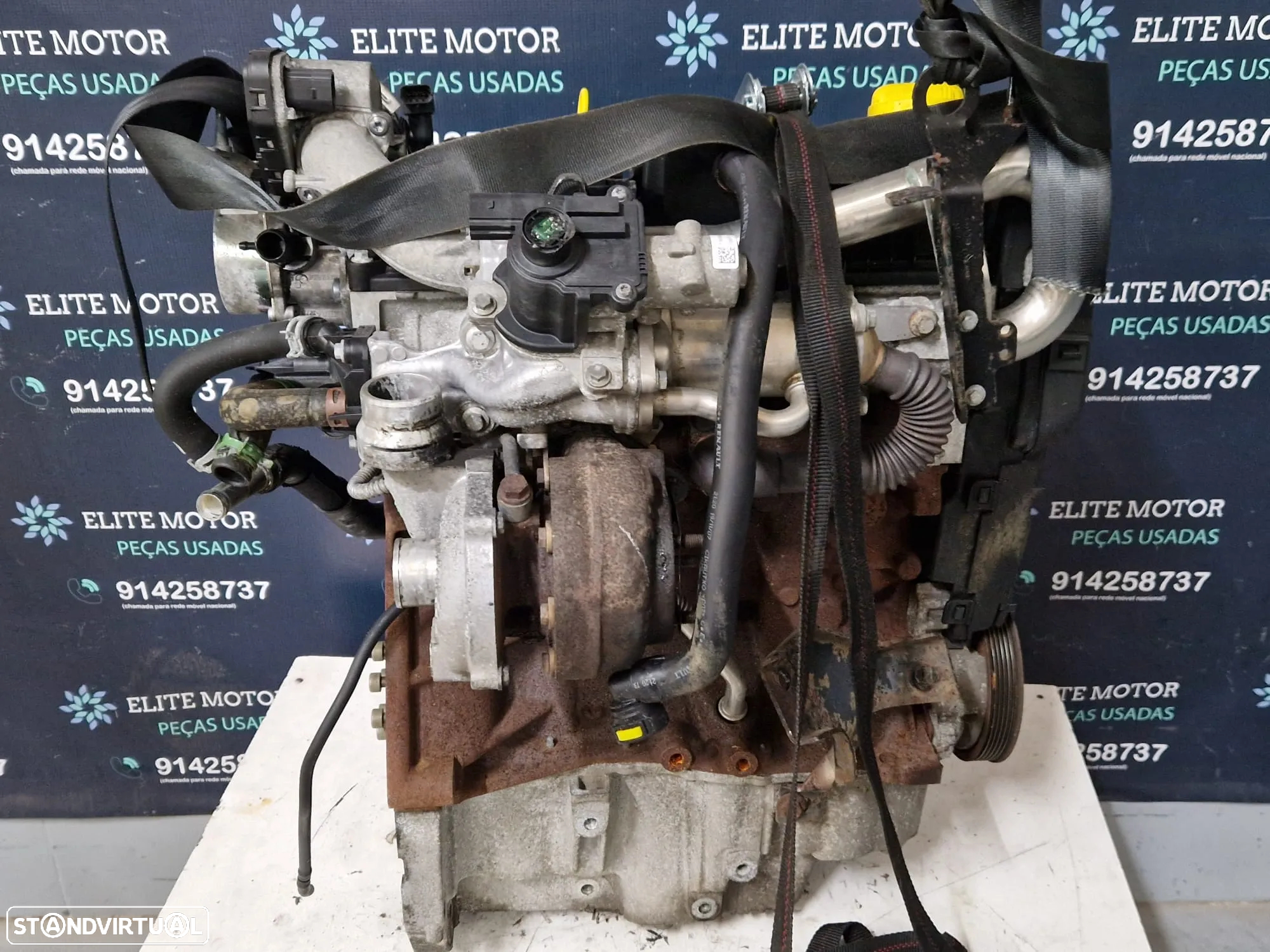 Motor usado K9KH282 NISSAN QASHQAI 1.5 DCI 106CV K9K282 NOTE - 3