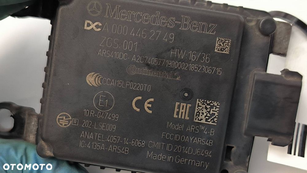 RADAR MERCDES-BENZ ACTROS MP4 1845 A0004462749 - 2