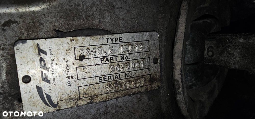 SKRZYNIA BIEGÓW DAILY 35C15 2840.6 12F13 8873021 - 2