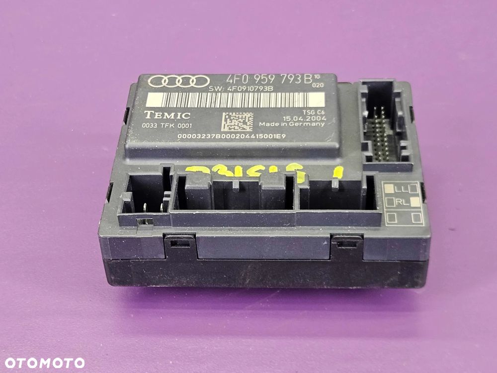 Moduł Szyb 4F0959793B 4F0910793B 4F0959792B 4F0910793B Komputer Sterownik Szyby Drzwi Audi A6 C6 Europa - 3