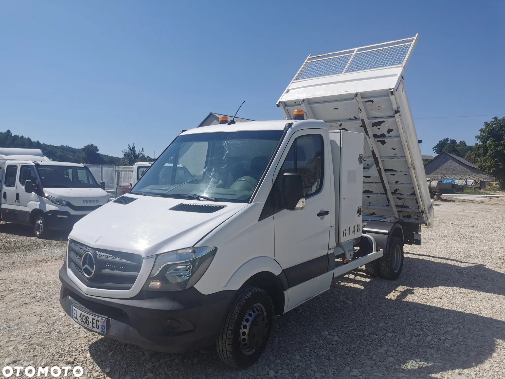 Mercedes-Benz Sprinter 514 kiper Wywrotka blizniak 2.2CDI - 140KM skrzynka sprowadzony - 7