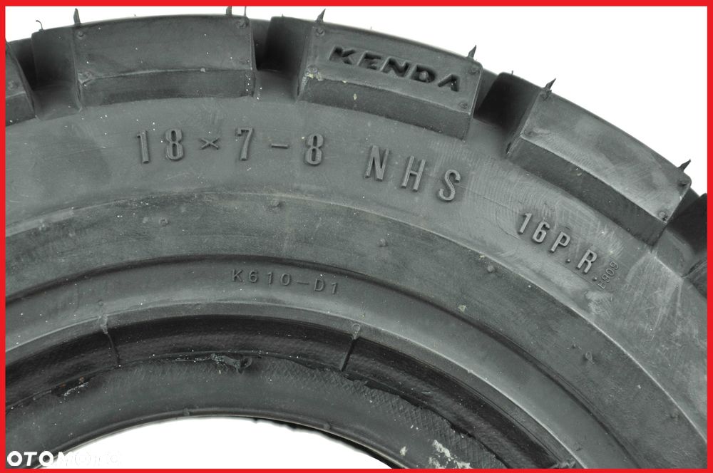 Opony do wózków widłowych 18x7-8 16PR KENDA z dętką i ochraniaczem - 6
