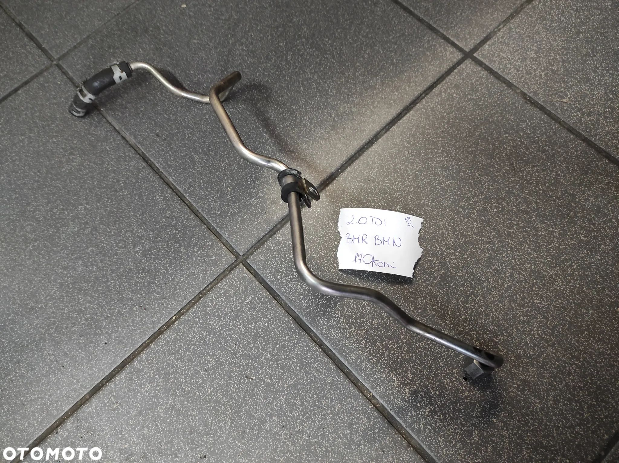 PRZEWÓD ZASILANIA OLEJU TURBO TURBOSPRĘŻARKI 2.0 TDI BMR BMN VW AUDI SEAT SKODA WYSYŁKA !!!! - 1