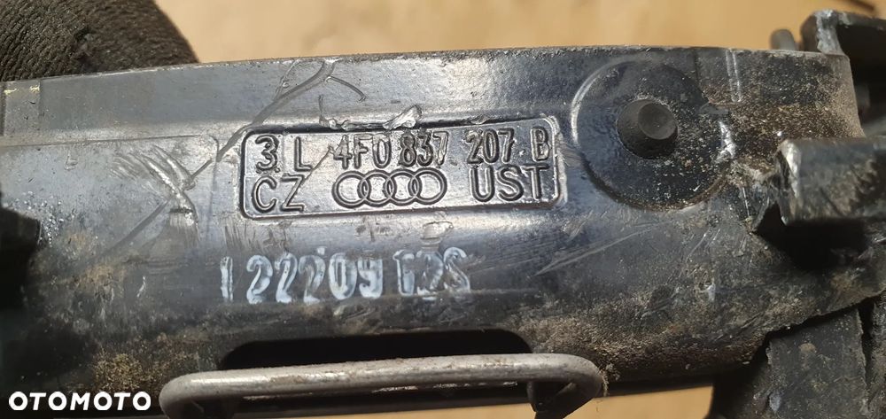 Klamka zewnętrzna lewy przód przednia lewa Audi A6 C6 4F0837207B - 7