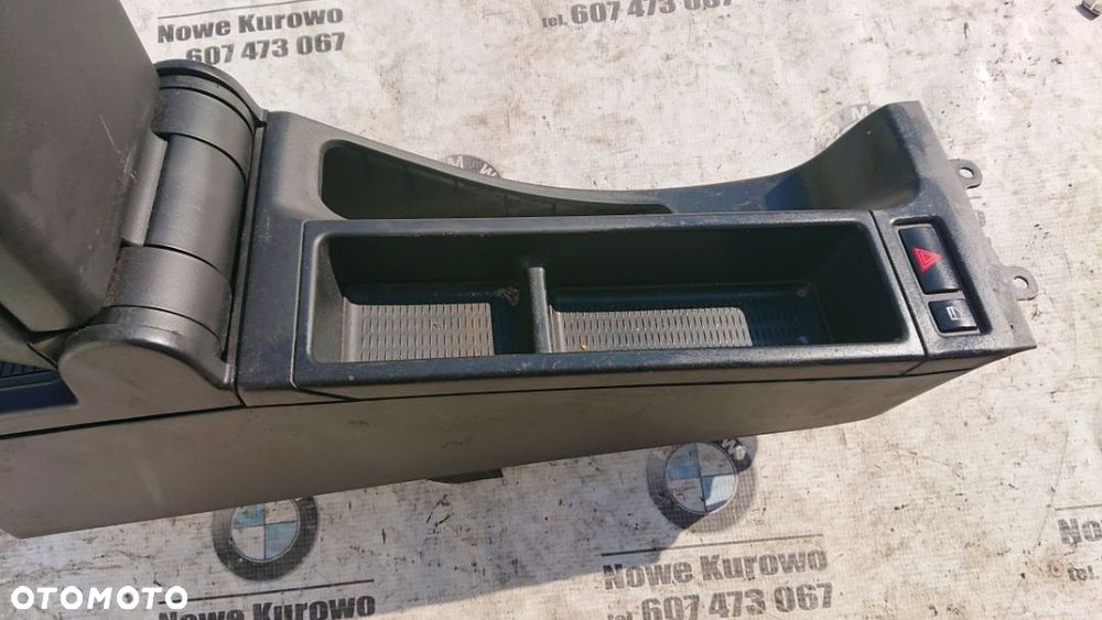 BMW E46 Sedan Kombi Podłokietnik Skóra Tunel Środkowy Komplet - 5