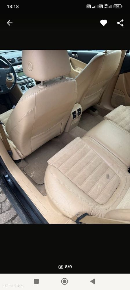 Față completă bot VW Passat B6 negru LC9X bară faruri trager radiatoare capotă - 5