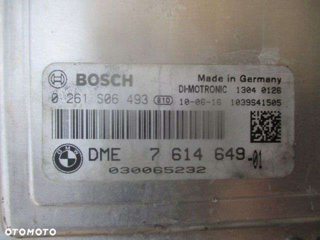 BMW 5 F10 F11 KOMPUTER STEROWNIK SILNIKA 7614649 N55 535i BENZYNA - 2