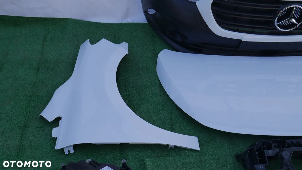 MERCEDES CITAN II W420 MASKA LAMPY ZDERZAK GRILL BŁOTNIKI PAS PRZEDNI BELKI WZMOCNIENIE CZOŁOWE - 6