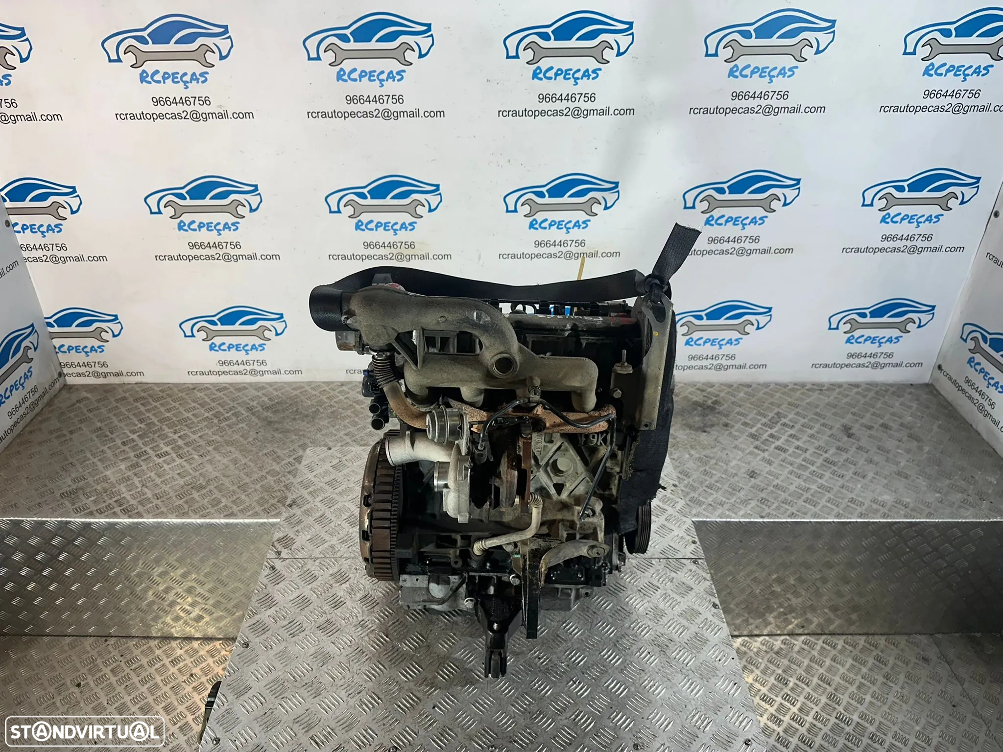 .Motor Completo Renault Nissan Opel F9QU762 F9Q762 F9Q 762 1.9 DCi 120cv 8v Bosch - 8