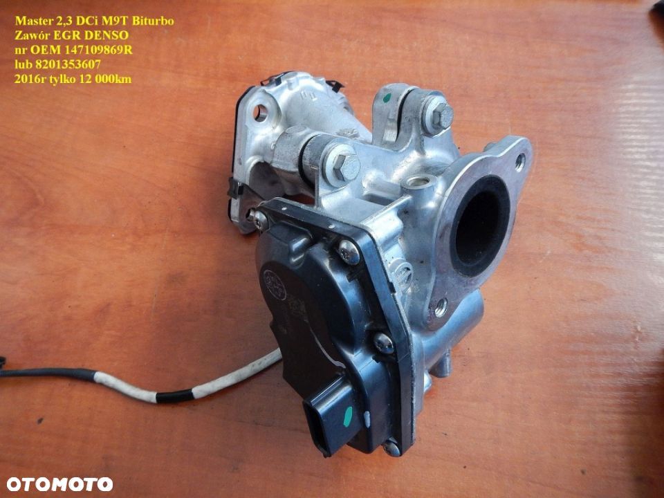 ZAWÓR EGR MASTER 2,3 DCI BITURBO 147109869R Denso - 3
