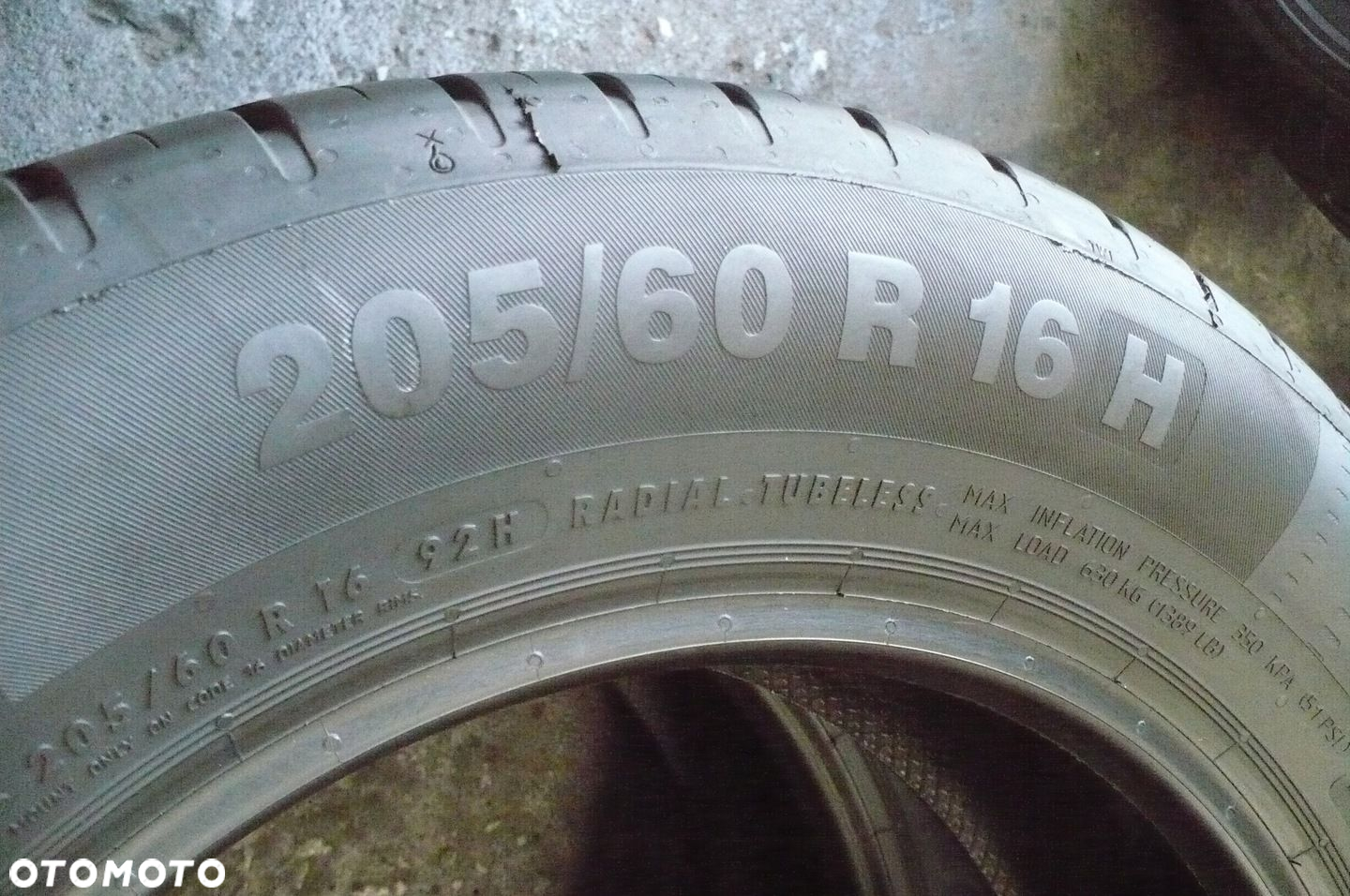 2x CONTINENTAL EcoContact 5 205/60R16 6,7mm 2021 - 2