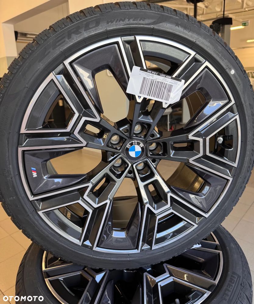 NOWE Oryginalne koła zimowe 20" BMW 939M 5 i5 G60 G61 245/40R20 275/35R20 - 14