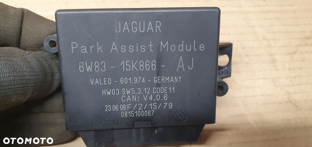 Moduł sterownik parkowania PDC Jaguar XF X250 6W83-15K866-AJ - 4