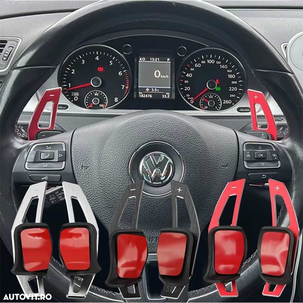 Extensii Padele Volan VW Golf 5 6 Jetta Passat Scirocco EOS Polo, Leon - 1