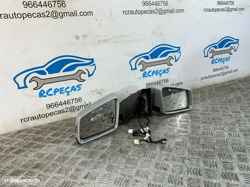 .Espelho Retrovisor Direito Esquerdo Original Mercedes Benz W204 Facelift Coupe Cabrio A3167443L A3167444RR 2011 - 2014 - 3